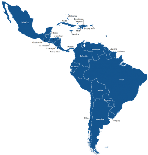 Latin-America-Map