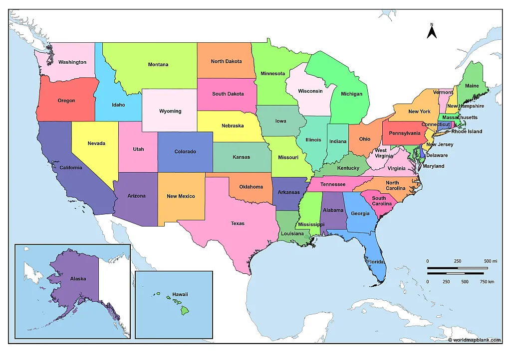 United-States-50-States-Map-Full-Names-EN