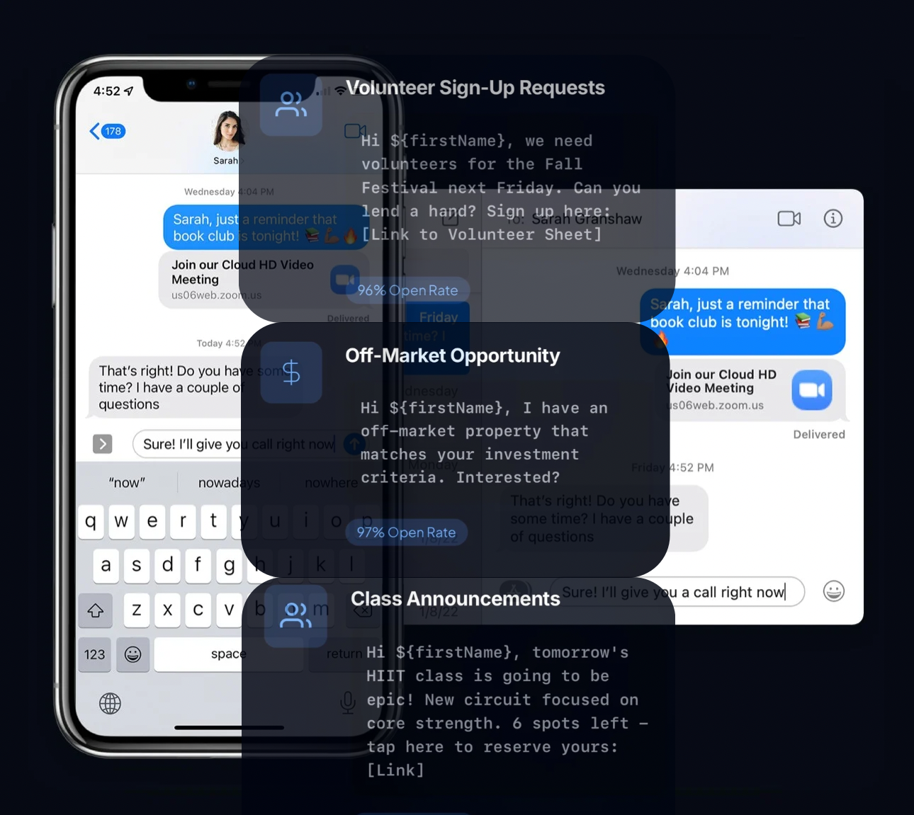 iMessage Bulk Texting Campaigns